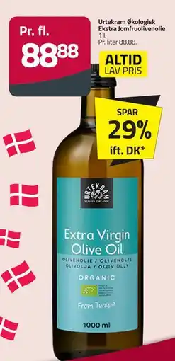Fleggaard Urtekram Økologisk Ekstra Jomfruolivenolie tilbud