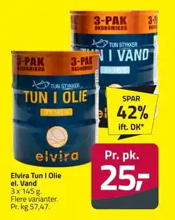 Fleggaard Elvira Tun I Olie el. Vand tilbud