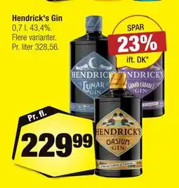 Calle Hendrick's Gin tilbud