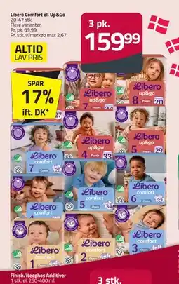 Fleggaard Libero Comfort el. Up&Go tilbud