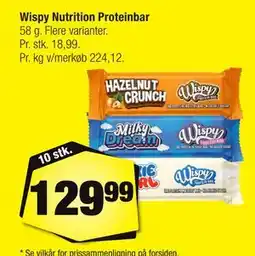 Calle Wispy Nutrition Proteinbar tilbud