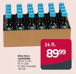 Fleggaard Dirty Harry Lakridslikør tilbud