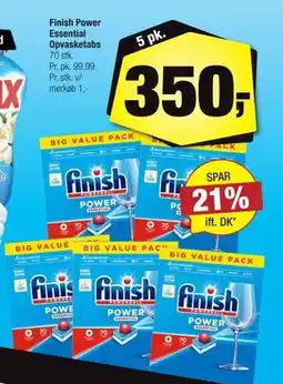Calle Finish Power Essential Opvasketabs tilbud