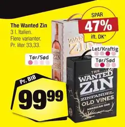 Calle The Wanted Zin tilbud