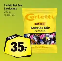 Calle Carletti Det Go’e Lakridsmix tilbud