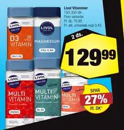 Calle Livol Vitaminer tilbud