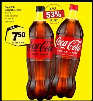 Coca Cola Original el. Zero