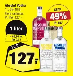 Calle Absolut Vodka tilbud