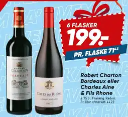 Bilka 6 flasker tilbud – Robert Charton / Côtes du Rhône tilbud