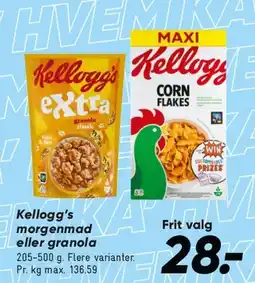 Bilka Kellogg's morgenmad tilbud