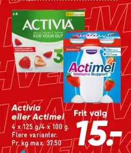 Bilka Activia / Actimel tilbud