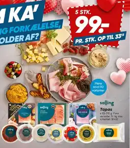 Bilka Salling Tapas (5 stk. tilbud) tilbud