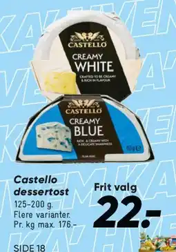 Bilka Castello dessertost (Creamy White) tilbud