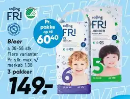 Bilka Bleer - 3 pakker tilbud
