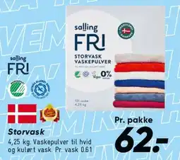 Bilka Salling FRI Storvask tilbud