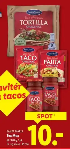 Lidl Tex Mex tilbud