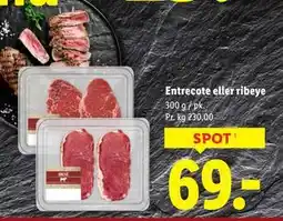 Lidl Entrecote eller ribeye tilbud
