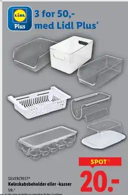 Lidl Køleskabsbeholder eller -kasser, App-pris tilbud