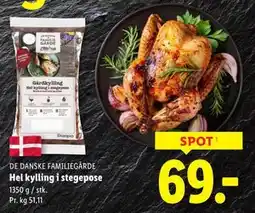 Lidl Hel kylling i stegepose tilbud