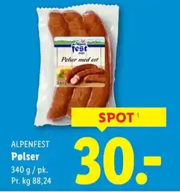 Lidl Pølser tilbud