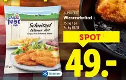Lidl Wienerschnitzel tilbud