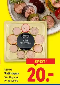 Lidl Paté-tapas tilbud