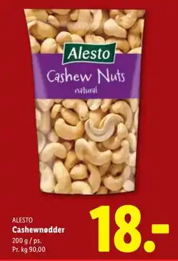Lidl Cashewnødder tilbud
