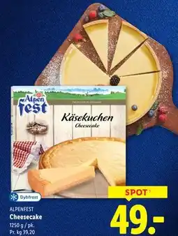 Lidl Cheesecake tilbud