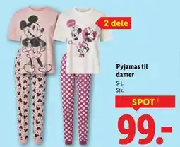Lidl Pyjamas til damer tilbud