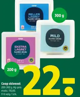 Coop 365 Coop skiveost tilbud