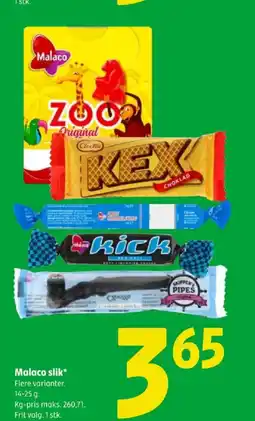 Coop 365 Malaco slik* tilbud