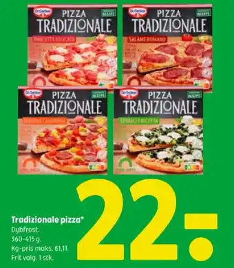Tradizionale pizza