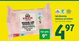 Coop 365 365 Minirisk makeup servietter tilbud