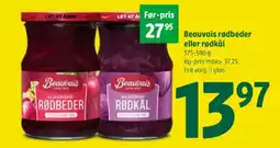 Coop 365 Beauvais rødbeder eller rødkål tilbud