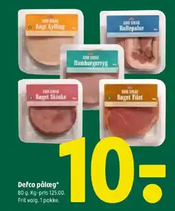 Coop 365 Defco pålæg tilbud