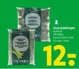 Coop 365 Coop grøntsager tilbud