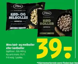 Coop 365 Mou kød- og melboller eller kødboller tilbud