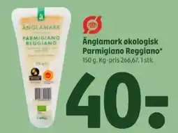 Coop 365 Änglamark økologisk parmigiano reggiano tilbud