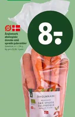 Coop 365 Änglamark økologiske danske små sprøde gulerødder tilbud