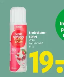Coop 365 Flødeskums- spray tilbud