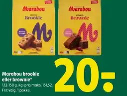 Coop 365 Marabou brookie eller brownie tilbud