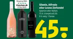 Coop 365 Silenia, Alfredo eller Leone Zinfandel tilbud