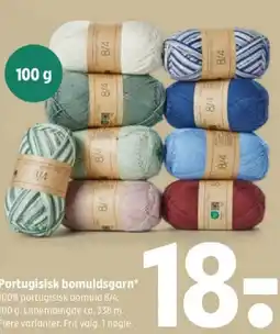 Coop 365 Portugisisk bomuldsgarn tilbud