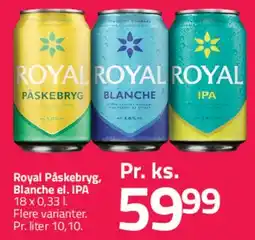 Fleggaard Royal Påskebryg / Royal Blanche / Royal IPA tilbud