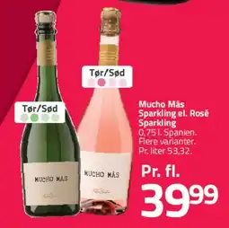 Fleggaard Mucho Más Sparkling (inkl. Rosé) tilbud