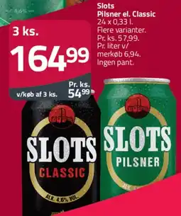 Fleggaard Slots (Classic / Pilsner) tilbud
