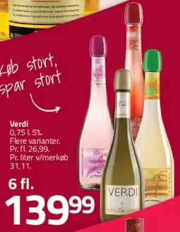 Fleggaard Verdi (6 fl.) tilbud