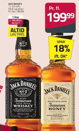 Fleggaard Jack Daniel's (Old No.7 & Tennessee Honey) tilbud