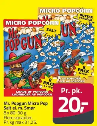 Fleggaard Mr. Popgun Micro Pop tilbud