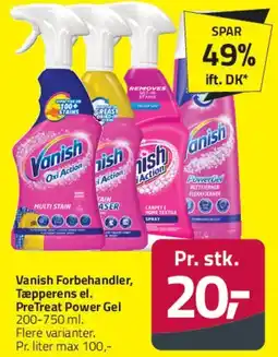 Fleggaard Vanish Forbehandler / PreTreat Power Gel tilbud